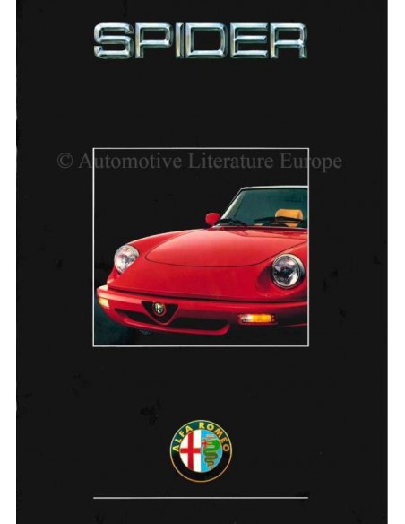 1990 ALFA ROMEO SPIDER PROSPEKT FRANZÖSISCH
