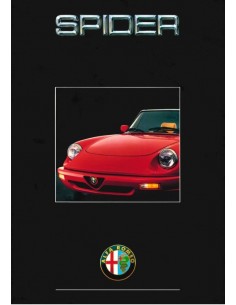 1990 ALFA ROMEO SPIDER BROCHURE ENGLISH