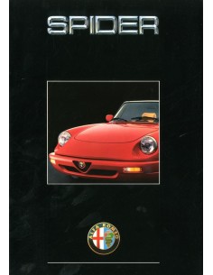 1991 ALFA ROMEO SPIDER BROCHURE DUTCH