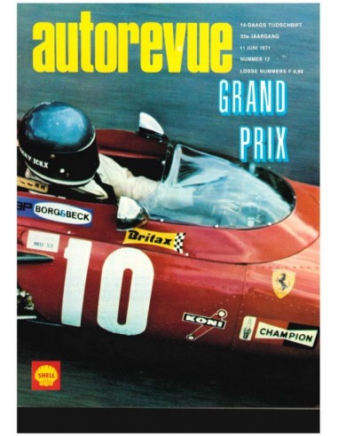 1971 AUTO REVUE MAGAZINE 12 NEDERLANDS