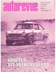 1971 AUTO REVUE MAGAZINE 15 NEDERLANDS