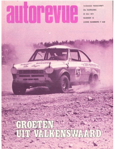 1971 AUTO REVUE MAGAZINE 15 NEDERLANDS