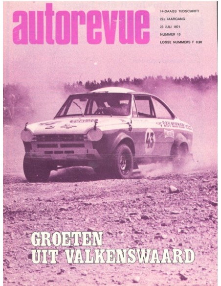 1971 AUTO REVUE MAGAZINE 15 Niederländisch