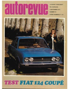 1971 AUTO REVUE MAGAZINE 18 Niederländisch