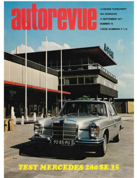 1971 AUTO REVUE MAGAZINE 19 NEDERLANDS