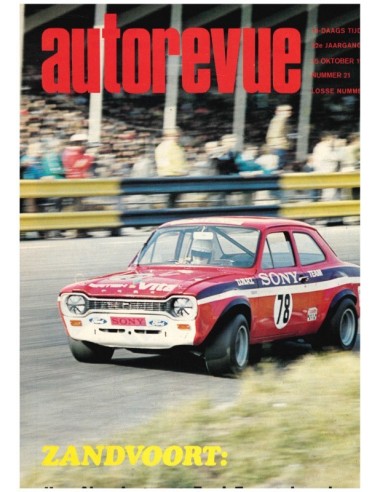 1971 AUTO REVUE MAGAZINE 21 NEDERLANDS