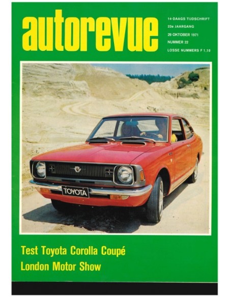1971 AUTO REVUE MAGAZINE 22 NEDERLANDS
