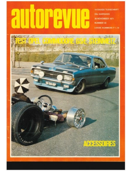 1971 AUTO REVUE MAGAZINE 24 NEDERLANDS