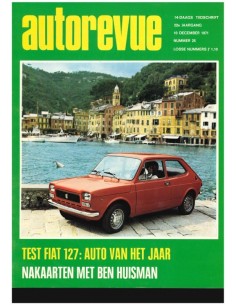 1971 AUTO REVUE MAGAZINE 25 NEDERLANDS