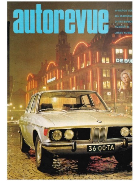 1971 AUTO REVUE MAGAZINE 26 Niederländisch