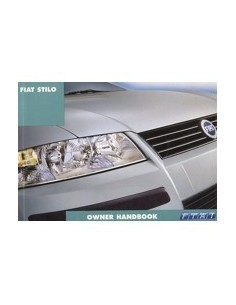 2001 FIAT STILO INSTRUCTIEBOEKJE ENGELS