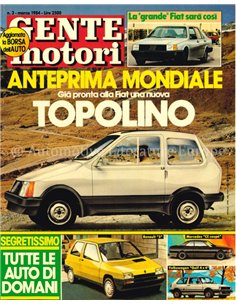 1984 GENTE MOTORI MAGAZINE 145 ITALIAN