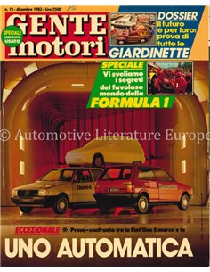 1983 GENTE MOTORI MAGAZINE 142 ITALIAANS