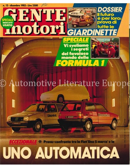 1983 GENTE MOTORI MAGAZINE 142 ITALIAN