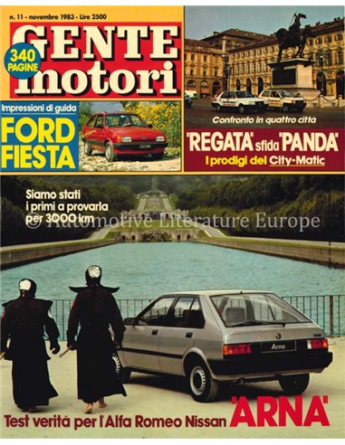 1983 GENTE MOTORI MAGAZINE 141 ITALIENISCH