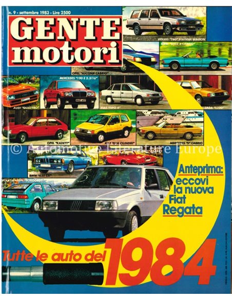1983 GENTE MOTORI MAGAZINE 139 ITALIAANS
