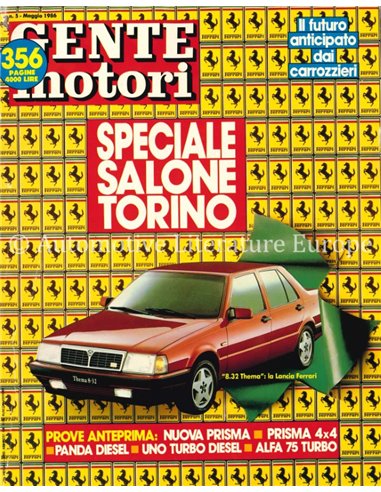 1986 GENTE MOTORI MAGAZINE 171 ITALIAN