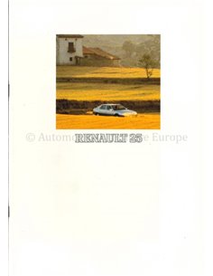 1991 RENAULT 25 PROSPEKT NIEDERLÄNDISCH