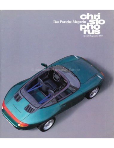 1989 PORSCHE CHRISTOPHORUS MAGAZIN 220 DEUTSCH