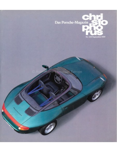1989 PORSCHE CHRISTOPHORUS MAGAZINE 220 DUITS