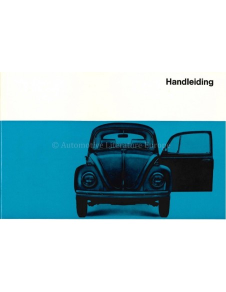 1968 VOLKSWAGEN BEETLE 1200 1300 1500 OWNERS MANUAL DUTCH