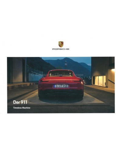 2022 PORSCHE 911 CARRERA & TARGA HARDBACK BROCHURE GERMAN