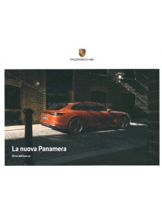 2020 PORSCHE PANAMERA HARDCOVER BROCHURE ITALIAANS