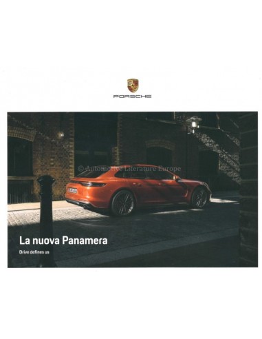 2020 PORSCHE PANAMERA HARDCOVER BROCHURE ITALIAANS