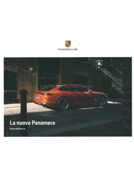 2020 PORSCHE PANAMERA HARDBACK BROCHURE ITALIAN