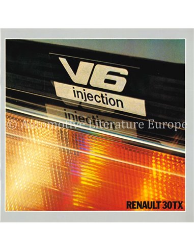 1978 RENAULT 30 BROCHURE DUTCH