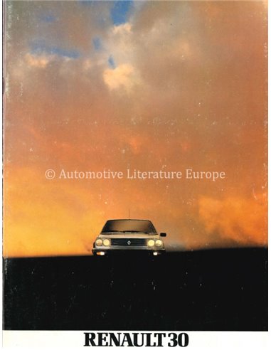1981 RENAULT 30 BROCHURE NEDERLANDS