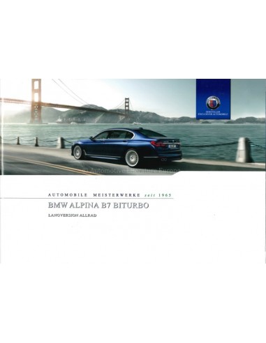 2016 BMW ALPINA B7 BITURBO BROCHURE...
