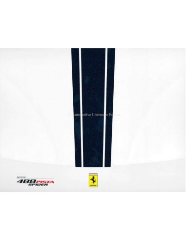 2018 FERRARI 488 PISTA SPIDER PORTFOLIO ENGELS