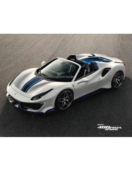2018 FERRARI 488 PISTA SPIDER PORTFOLIO ENGLISCH