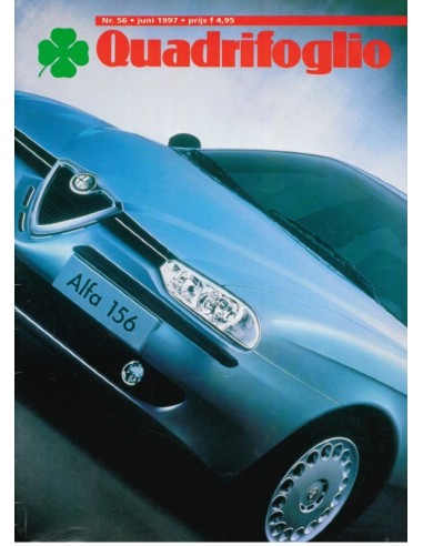 1997 ALFA ROMEO QUADRIFOGLIO MAGAZINE 56 NEDERLANDS