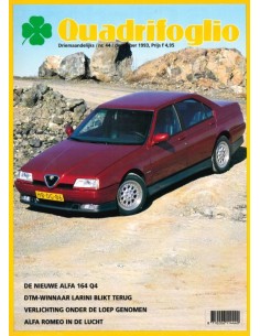 1993 ALFA ROMEO QUADRIFOGLIO MAGAZINE 44 NIEDERLÄNDISCH
