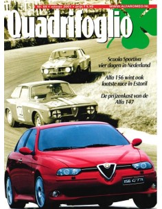 2001 ALFA ROMEO QUADRIFOGLIO MAGAZINE 69 NIEDERLÄNDISCH