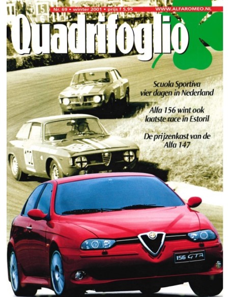 2001 ALFA ROMEO QUADRIFOGLIO MAGAZINE 69 NIEDERLÄNDISCH