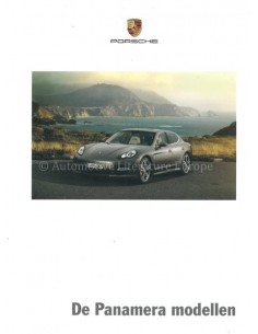 2012 PORSCHE PANAMERA HARDCOVER PROSPEKT NIEDERLÄNDISCH