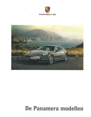 2012 PORSCHE PANAMERA HARDCOVER BROCHURE NEDERLANDS