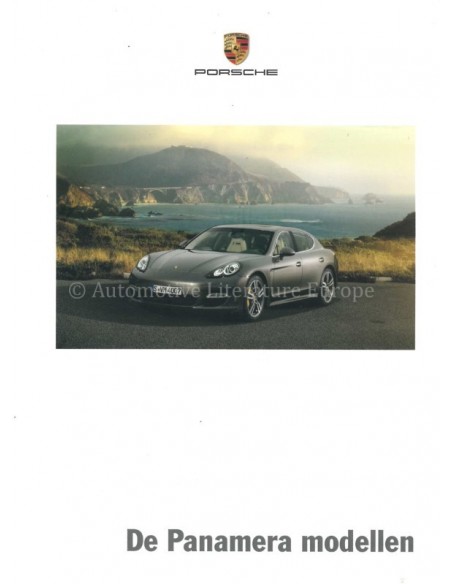 2012 PORSCHE PANAMERA HARDBACK BROCHURE DUTCH