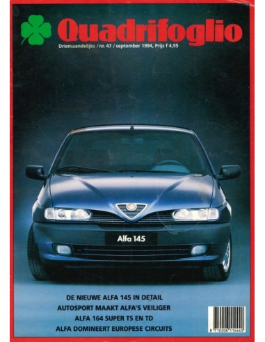 1994 ALFA ROMEO QUADRIFOGLIO MAGAZINE 47 DUTCH