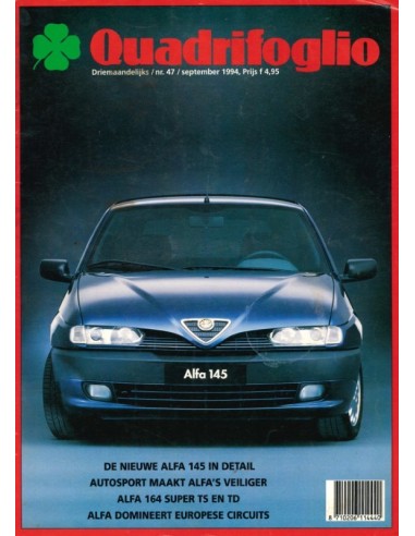 1994 ALFA ROMEO QUADRIFOGLIO MAGAZINE 47 NEDERLANDS