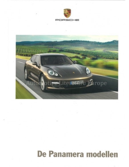 2011 PORSCHE PANAMERA HARDBACK BROCHURE DUTCH