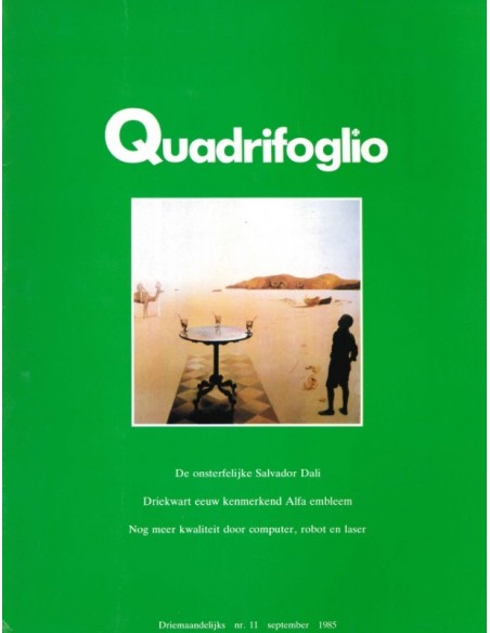 1985 ALFA ROMEO QUADRIFOGLIO MAGAZINE 11 NEDERLANDS