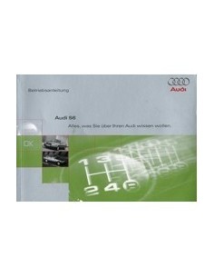 1996 AUDI S6 INSTRUCTIEBOEKJE DUITS