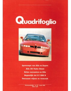 1989 ALFA ROMEO QUADRIFOGLIO MAGAZINE 25 DUTCH