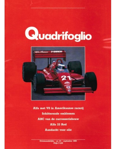 1989 ALFA ROMEO QUADRIFOGLIO MAGAZINE 27 NEDERLANDS