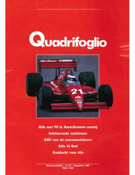 1989 ALFA ROMEO QUADRIFOGLIO MAGAZINE 27 NEDERLANDS