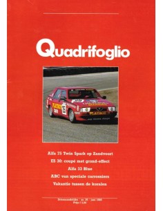 1989 ALFA ROMEO QUADRIFOGLIO MAGAZINE 26 NIEDERLÄNDISCH